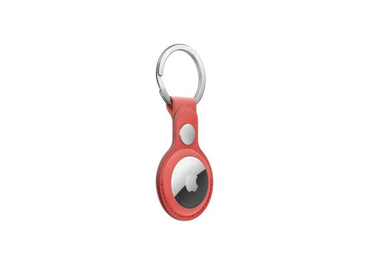 AirTag FineWoven Key Ring - Coral