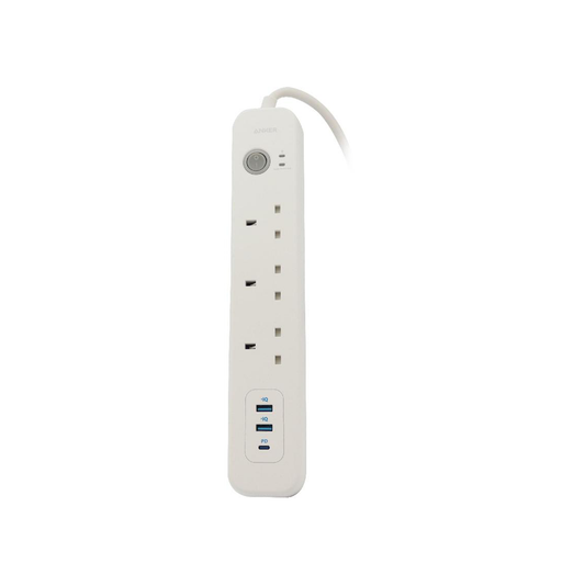Anker Power Extend Power Outlet - 3 Way Extension Strip - White