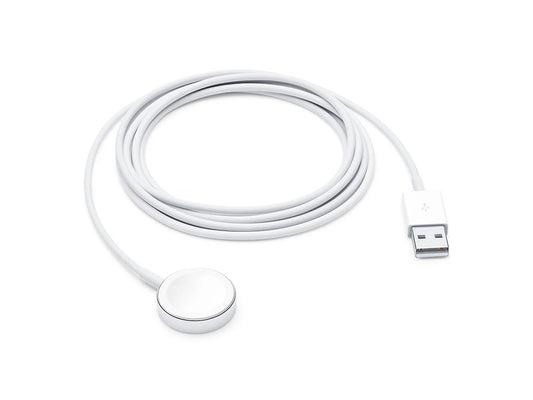 Watch Magnetic Charger to USB Cable - White (2 m)