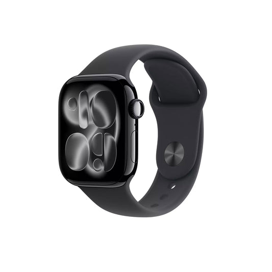Apple Watch Series 11Β GPSΒ 42mmΒ Space Grey Aluminium Case With Black Sport Band - S/M