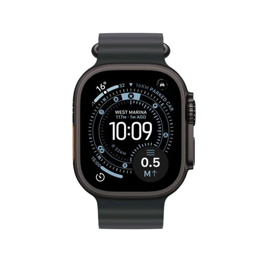 Apple Watch Ultra 3 GPS + Cellular 49mm Black Titanium Case with Black Ocean Band