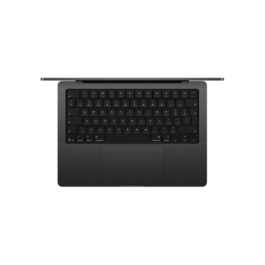 أبل ماك بوك برو مقاس 14 بوصة بمعالج إم 5 مع وحدة معالجة مركزية 10 نواة ووحدة معالجة رسومات 10 نواة، وذاكرة 16 جيجابايت، وسعة تخزين SSD 512 جيجابايت – أسود فلكي