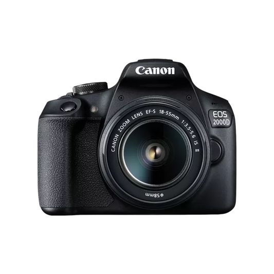 Canon EOS 2000D 18-55 DC - 24.1 MP - Digital Camera - Black