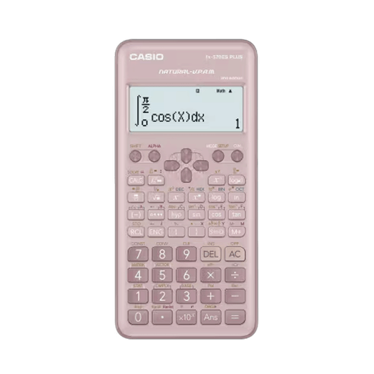 Casio Standard Scientific Calculators- Pink- fx-570ES PLUS-2PK