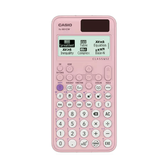 Casio Standard Scientific Calculators Pink--FX-991CW-PK-W-DT