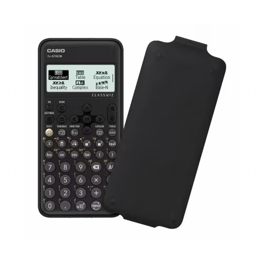 Casio Standard Scientific Calculators- Black - fx-570CW