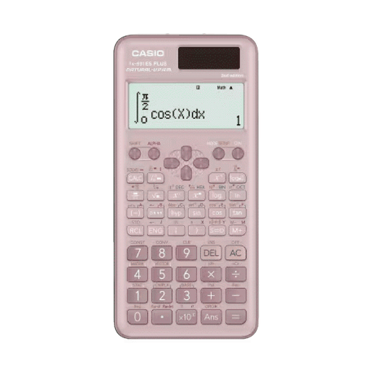 Casio Standard Scientific Calculators (Natural textbook display) Pink-FX-991ESPLUS2PKW-DT