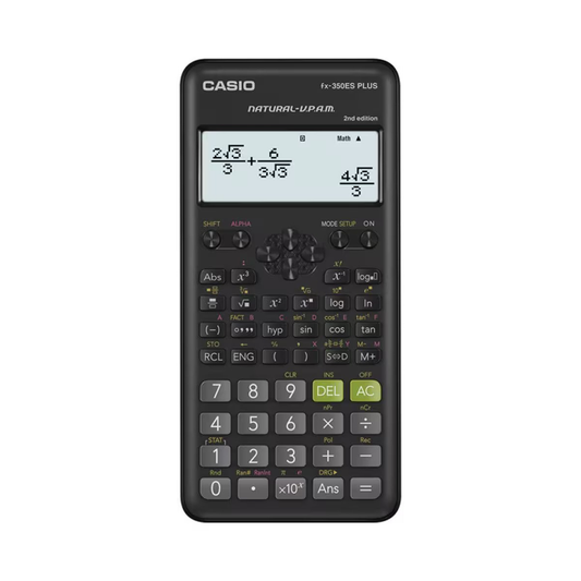 Casio Standard Scientific Calculators fx-350ES PLUS-2 - Black