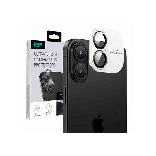 ESR iPhone 16/16 Plus Camera Lens Protector - Black edge