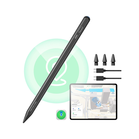 ESR Geo Digital Pencil With Find My - Compatible With All iPads - Black