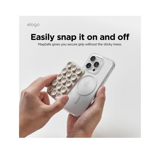 Elago Magnetic Suction Cup Mount - Stone