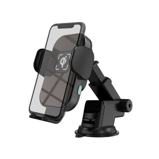 ايلاجو شاحن سيارة لاسلكي سريع - مزود بحامل تثبيت تلقائي للسيارة