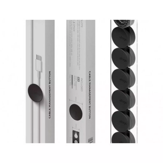Elago Cable Management Buttons (7 pieces) - Black