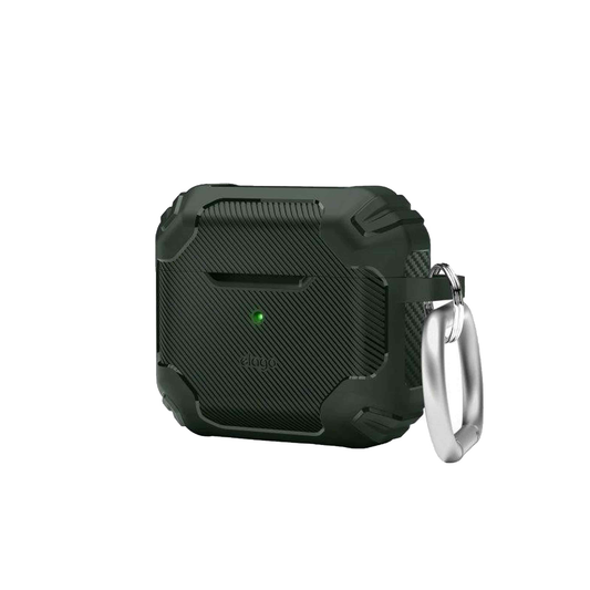 ايلاجو كڤر ايربودز 3 ذات الدرع الصلب - أخضر داكن