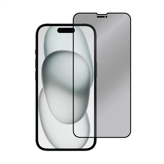 Eltoro Double Strong CF Screen Protector for iPhone 15 - 6.1 - PRIVACY with black frame