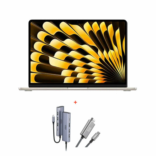 Apple MacBook Air 15 inch M5-chip with 10βcore CPU and 10βcore GPU, 16GB, 512GB SSD - Starlight