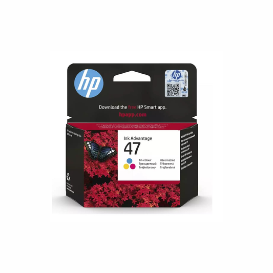 HP 47 Tri-Colour 6ZD61AE Ink Cartridge Tri-Colour