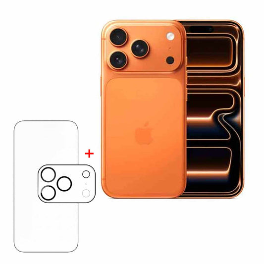 Apple iPhone 17 Pro - 512GB - Cosmic Orange - Middle East - With a screen Protector and Lens