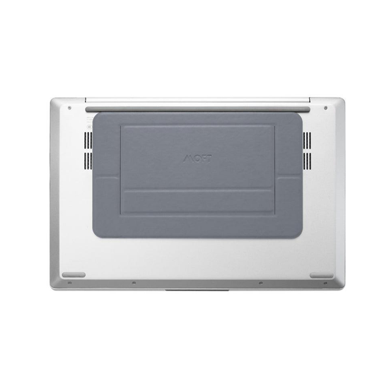 موفت اير فلو حامل لاب توب - رمادي