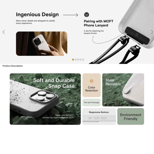 Moft MD020-1-i15pro-1Snap Case - iPhone 15 Pro