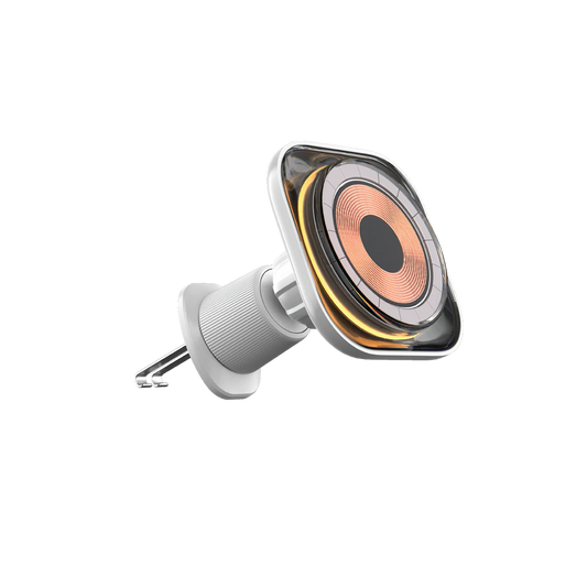 Momax 1-Charge Flow Magnetic Wireless Charging Car Mount - White