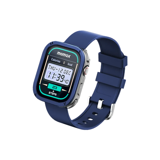 Momax 1-Wear+ Smart Watch - Blue