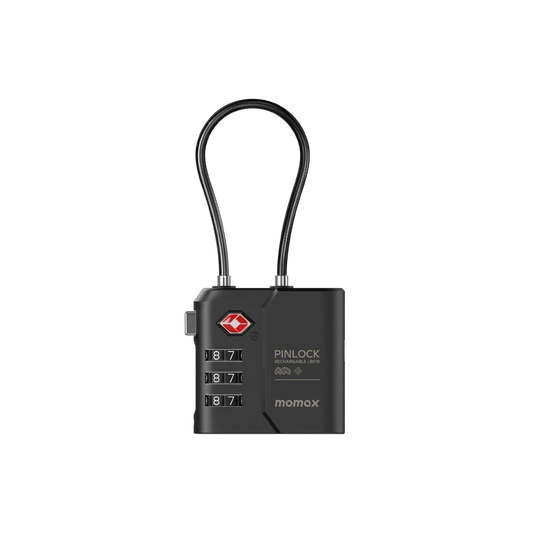 موماكس بين لوك قفل تى اس ايه مع محدد الموقع فايند ماي - أسود