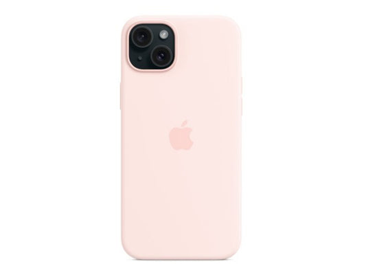 Apple iPhone 15 Plus Silicone Case with MagSafe - Light Pink