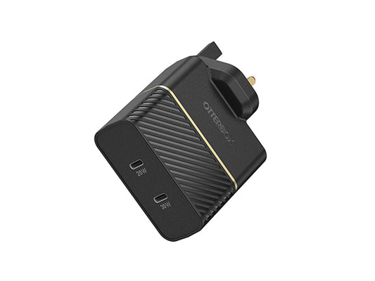 OtterBox UK Wall Charger 50W - 1X USB-C 30W + 1X USB-C 20W USB-PD