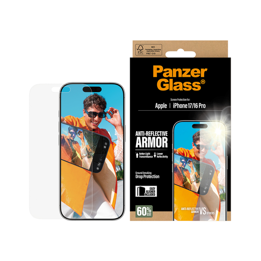 PanzerGlass Anti Reflective Armor Screen iPhone 17 - 6.3 Inch