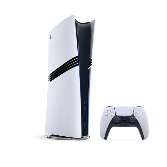 سوني بلاي ستيشن 5 برو، وحدة تحكم رقمية رفيعة بسعة تخزين 2 تيرابايت - أبيض