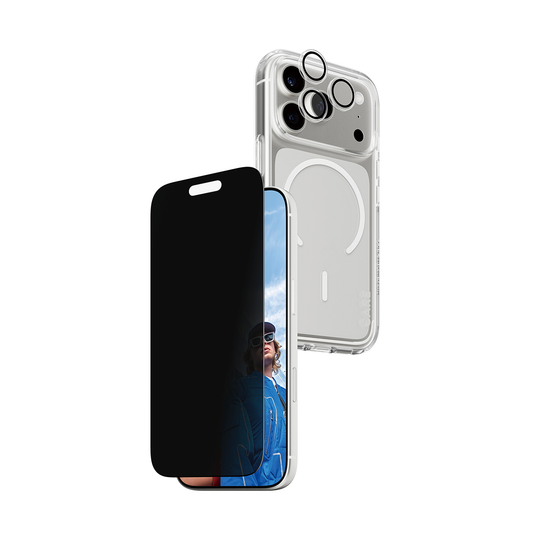 PanzerGlass CARE Explorer PG 3-in-1 Privacy Bundle iPhone 17 Pro 6.3 Inch