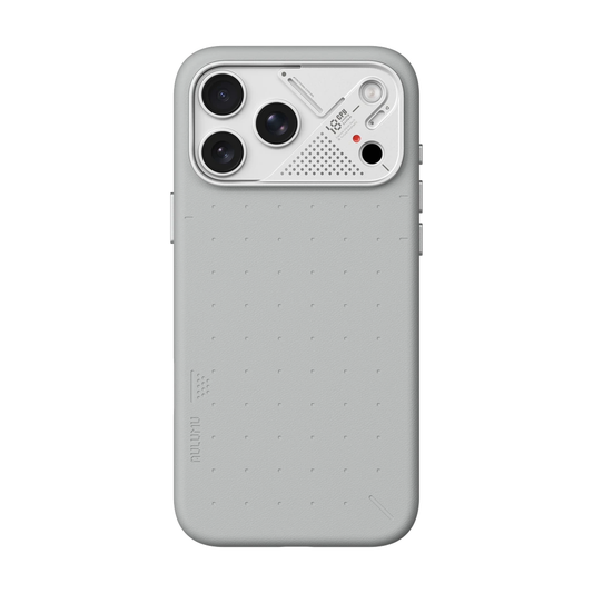 AULUMU A18 Partical Vegan leather Case iPhone 18 Pro Max - Gray
