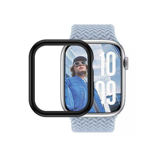PanzerGlass® Screen Protector Snappie Full Body Slim For Apple Watch 45mm '24 - Black