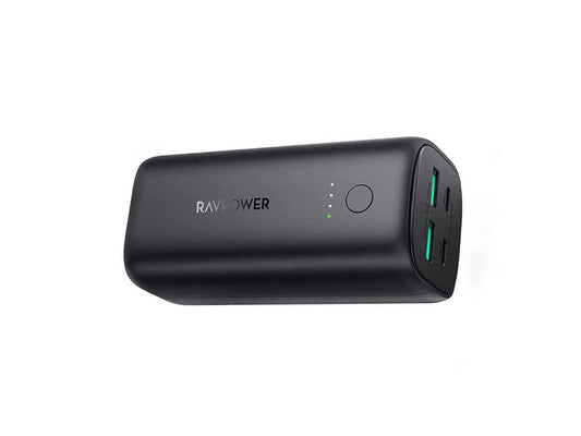 RAVPower RP-PB208 20000mAh PD 50W 4 Port Power Bank Black
