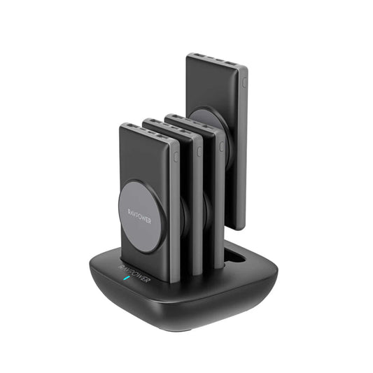 RAVPower RP-PB251 Home Charging Combo - 10000mAh Power Bank*4 - Black