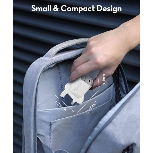 RAVPower Mini - PD30W - GaN Type C Charger - RP-PC1056 - Green