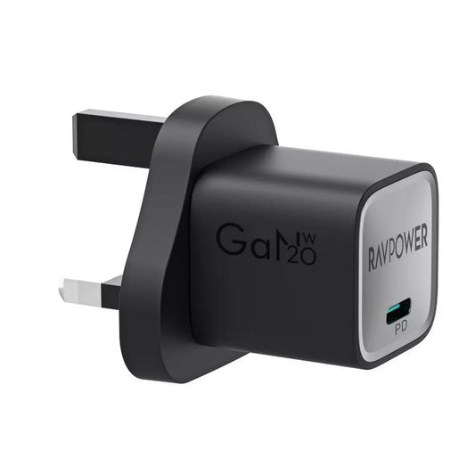 راف باور شاحن ميني - بي دي 20 واط - جان تايب سي - أبيض