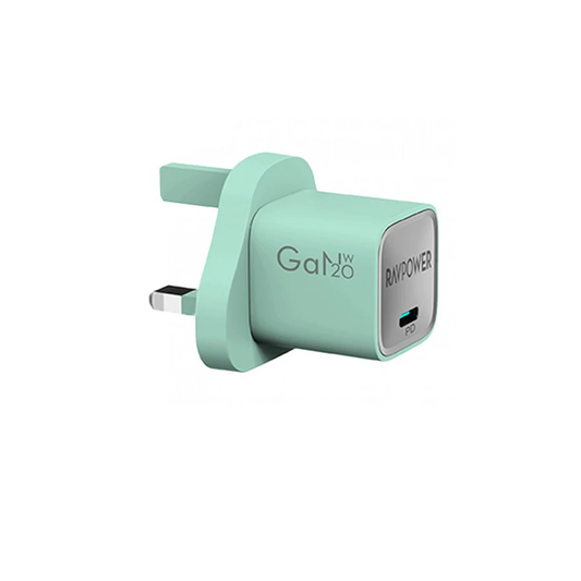 RAVPower Mini PD 20W Gan Type-C Charger - Green
