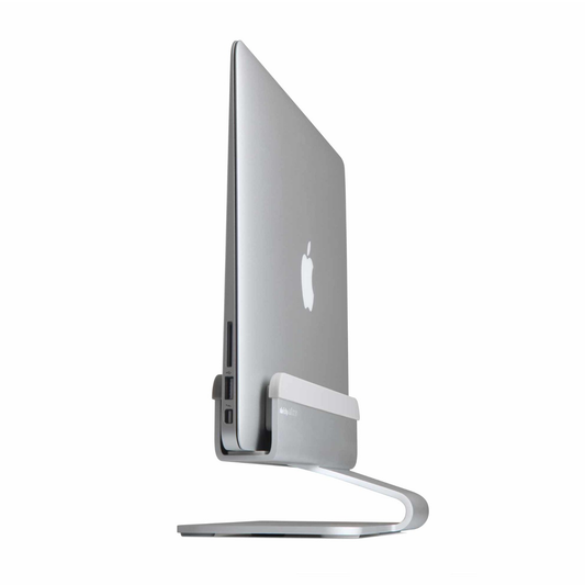 رين ديزاين حامل كمبيوتر محمول عمودي ام تاور - فضي