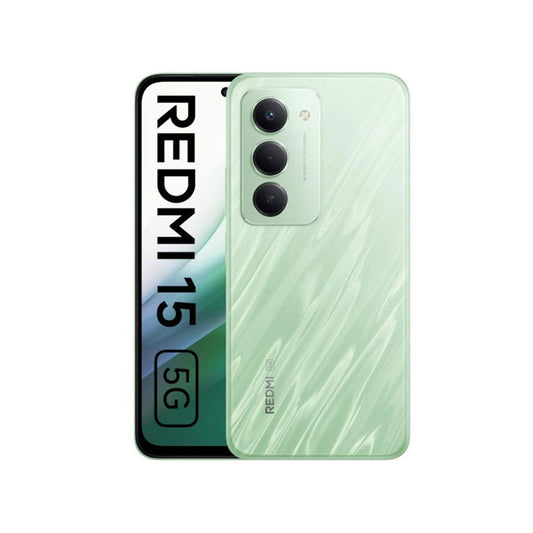 Redmi 15 5G - 8GB RAM 256GB ROM - Mobile Phone - Ripple Green + free Earbuds