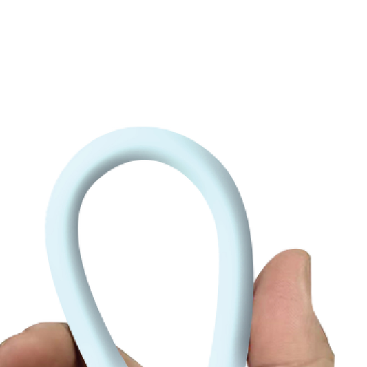 SIA Power Link Soft Rubber Type C - Type C Lanyard Cable 60W 1.2M - Light Blue