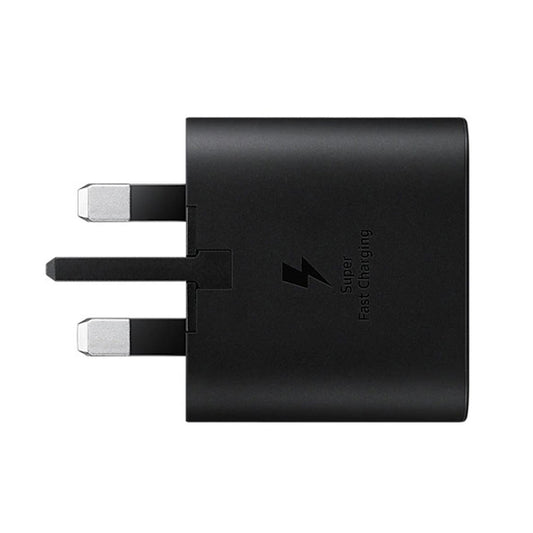 Samsung 25W Travel Adapter with USB-C to USB-C Cable- Black
