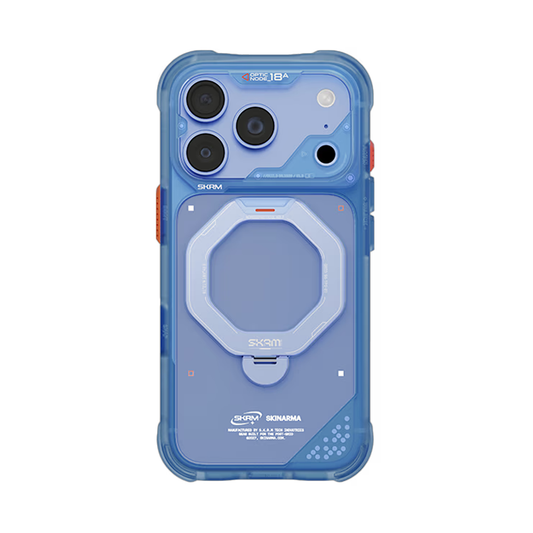 SkinArma iPhone 18 Pro 6.3 Inch (2026) Saturn (Rotating Kick-Stand) - Blue