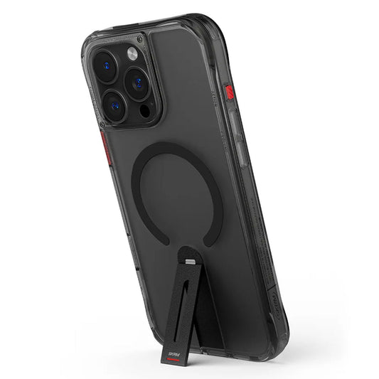 Skinarma Helix Magsafe Case With 360 Rotating Stand For iPhone 16 Pro - Black