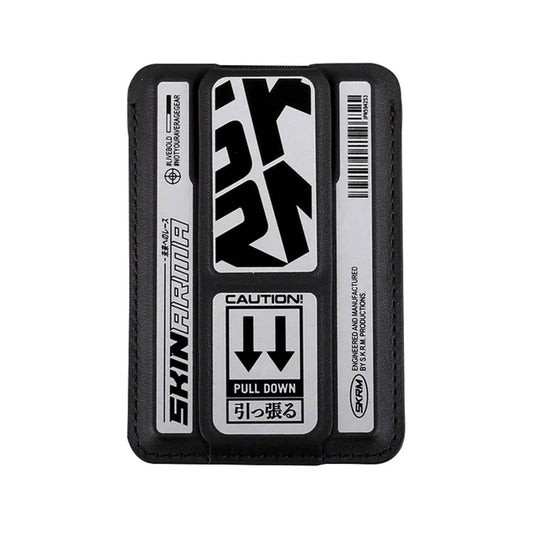 Skinarma Kado Kira Kobai Magsafe Card Holder With Grip Stand - Chrome