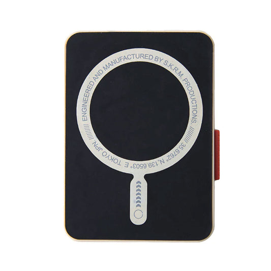 Skinarma Spunk Mirage Magnetic Card Holder With Grip-Stand - Ivory