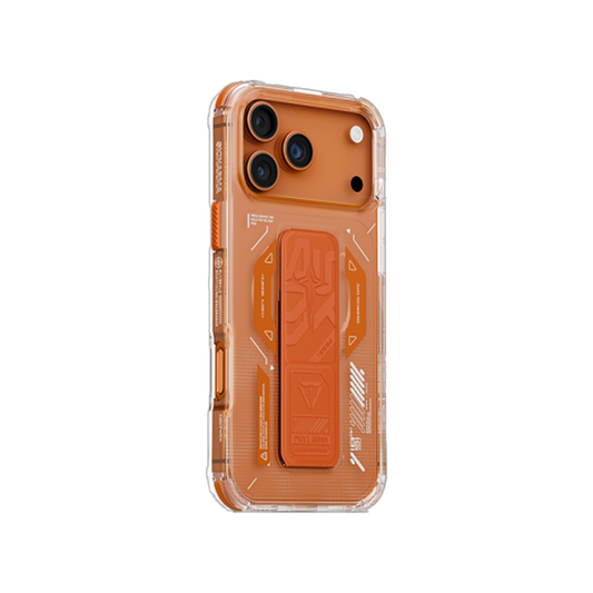 Skinarma iPhone 17 Pro (2025) 6.3 Inch Helio (Mag-Charge + Grip-Stand) - Orange