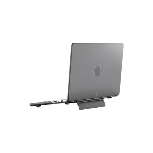 Smartix Premium Matte Transparent Laptop Shell For Macbook Pro 14 Inch - Black