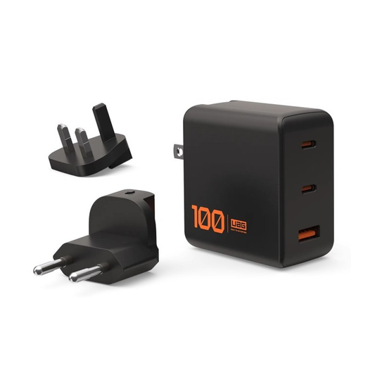 UAG Wall Charger SRGE 100W 3Port WW - Black